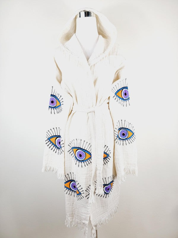 Muslin Kimono Robe, Soft and Cozy, Organic Cotton — product image
