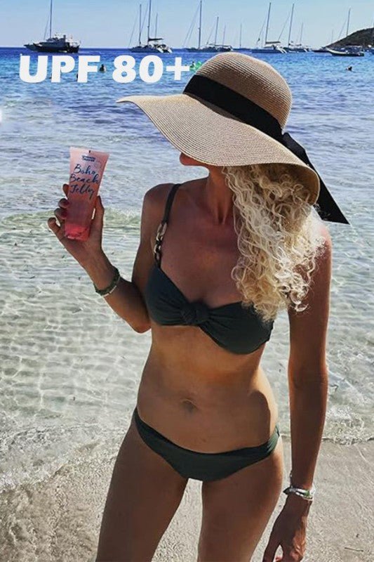 Sun Straw Hat Wide Brim UPF 80 Summer Hat — product image