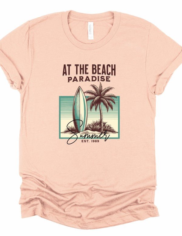 At the Beach Summer 1989 Graphic Boutique Top Tee — product image