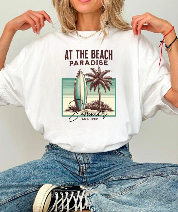 At the Beach Summer 1989 Graphic Boutique Top Tee — product image