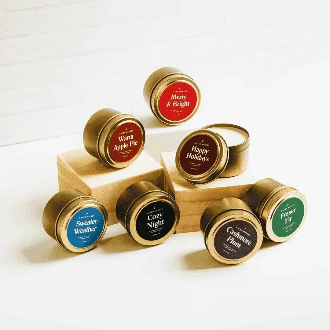 Mountain Pine Gold Travel Candle.