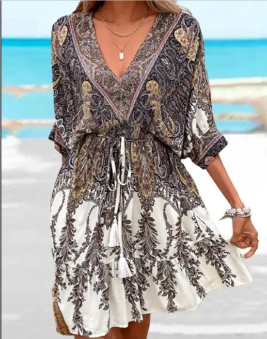Paisley Multicolored Dress — product image