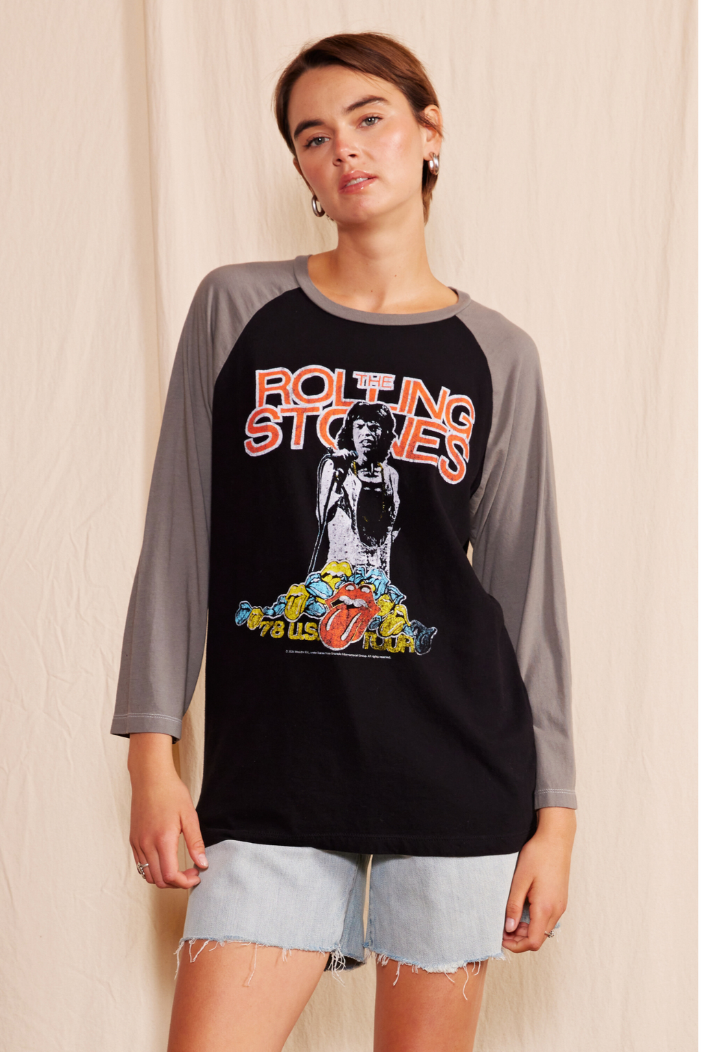 The Rolling Stones US Tour Raglan — product image