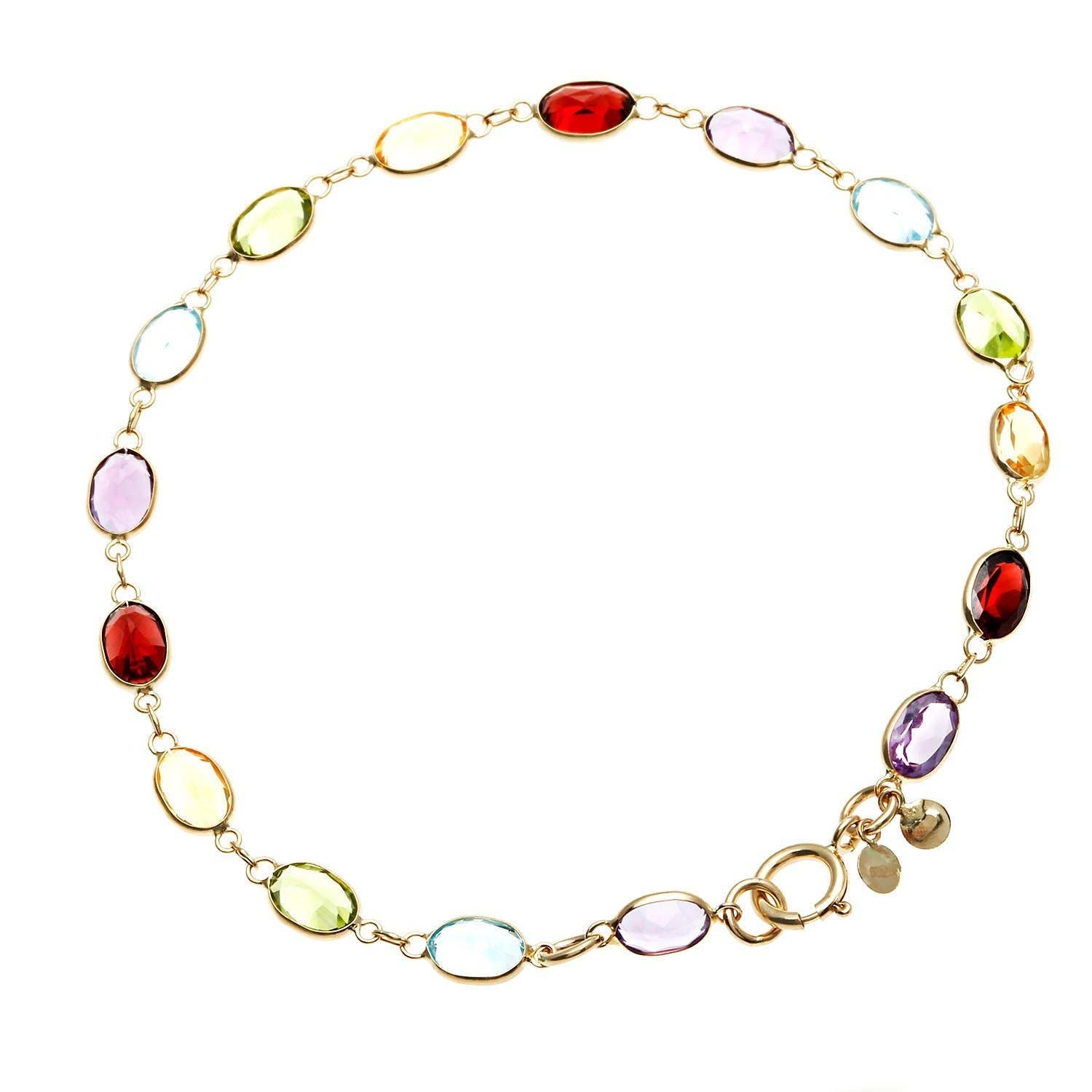 10.00 Ct Marquise Cut Natural Gemstones Bracelet