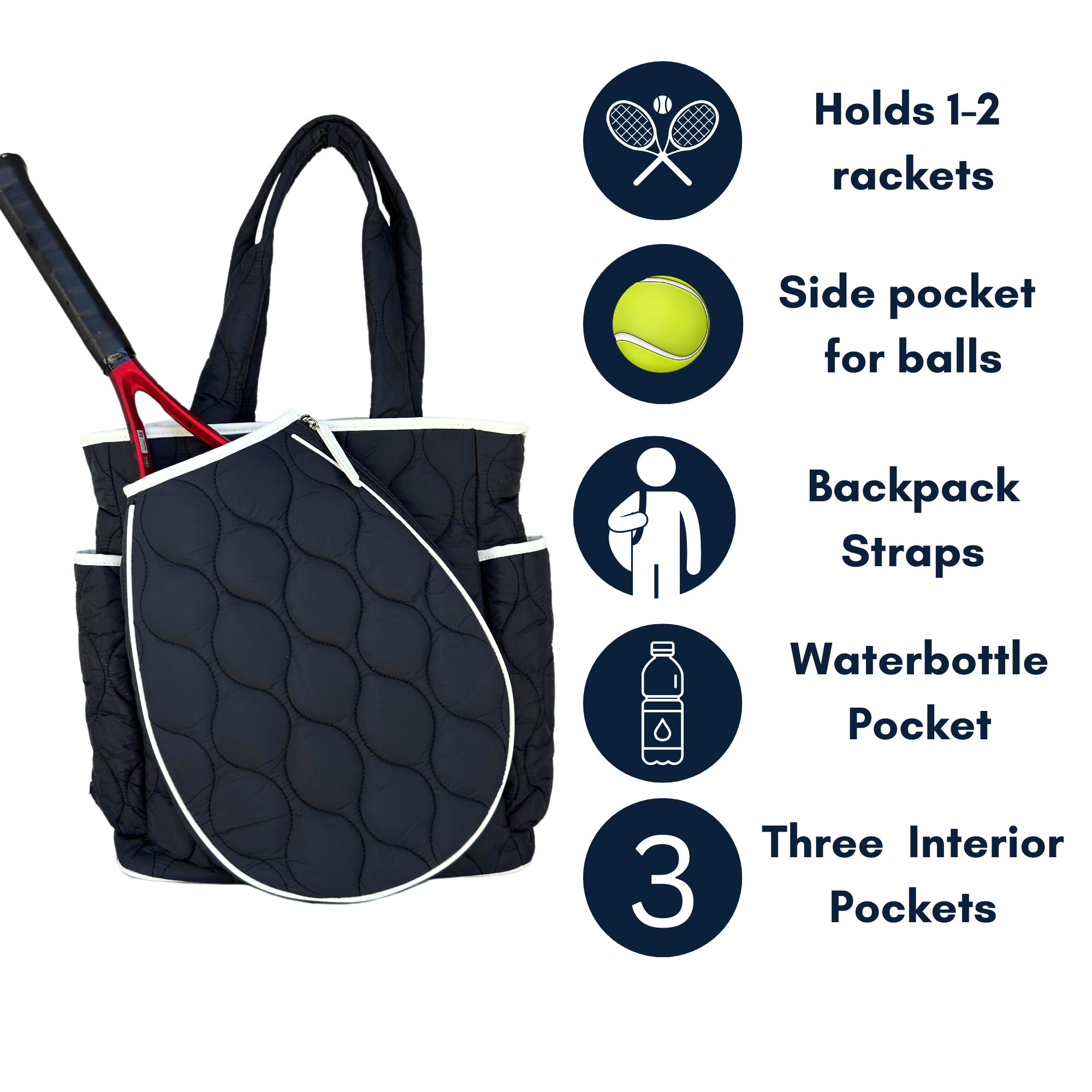 Park Ave Tennis Convertible Bag/Backpack — product image