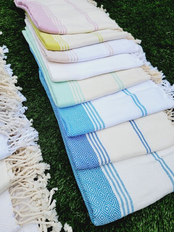Bath / Beach Turkish Towels-Easy Carry Quick Dry T — product image