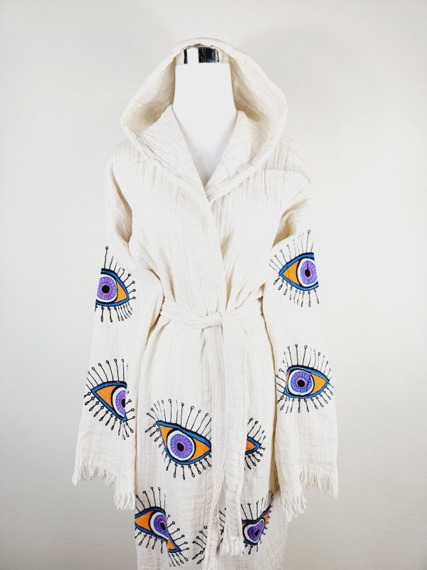 Muslin Kimono Robe, Soft and Cozy, Organic Cotton — product image