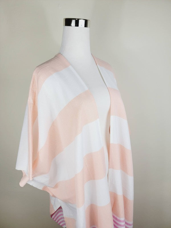 Beach cover up, Beach Dress open front - Orange — product image