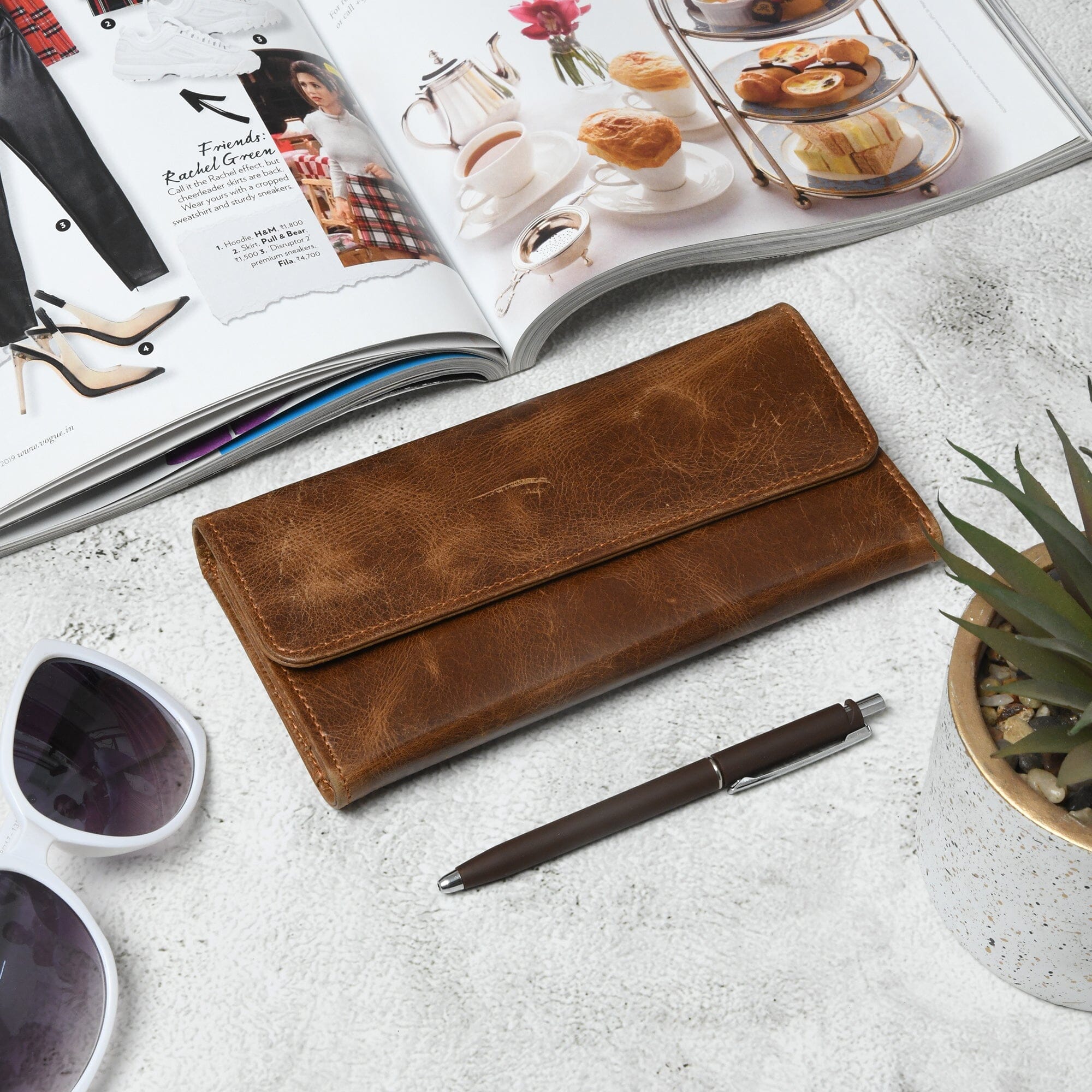 Ellison Women's Wallet- Tan Brown — product image
