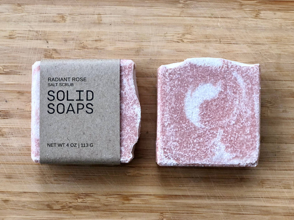 Radiant Rose Salt Scrub Soap