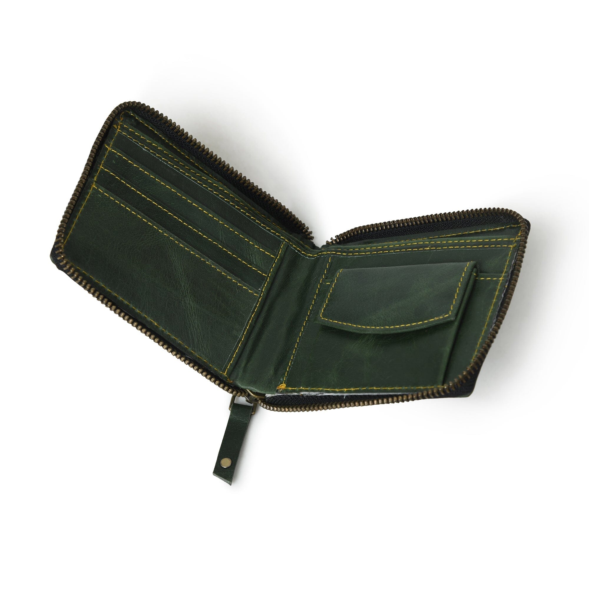Adams Bi-Fold Wallet- Green — product image
