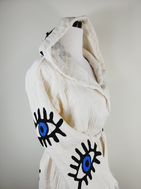Muslin Kimono Robe, Soft and Cozy, Organic Cotton — product image