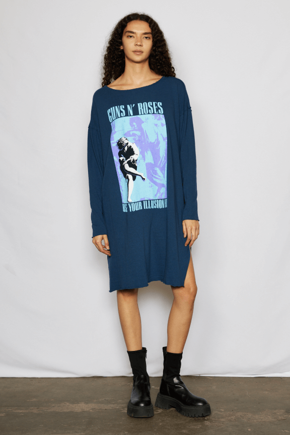 Guns N Roses Illusion Slit  Dress — product image