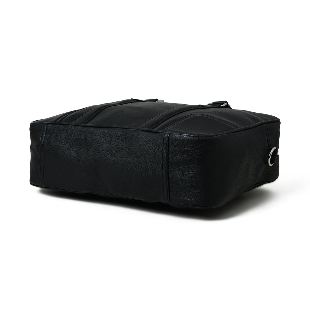 Texas Black Leather Briefcase — product image