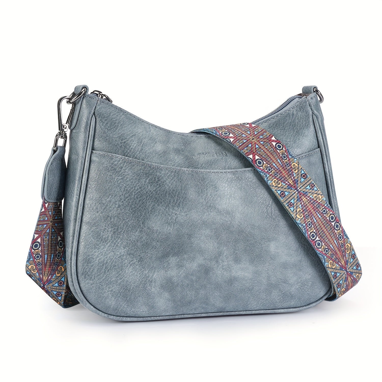 Vintage Crossbody Bag Chic Shoulder Purse Adjustable Strap — product image