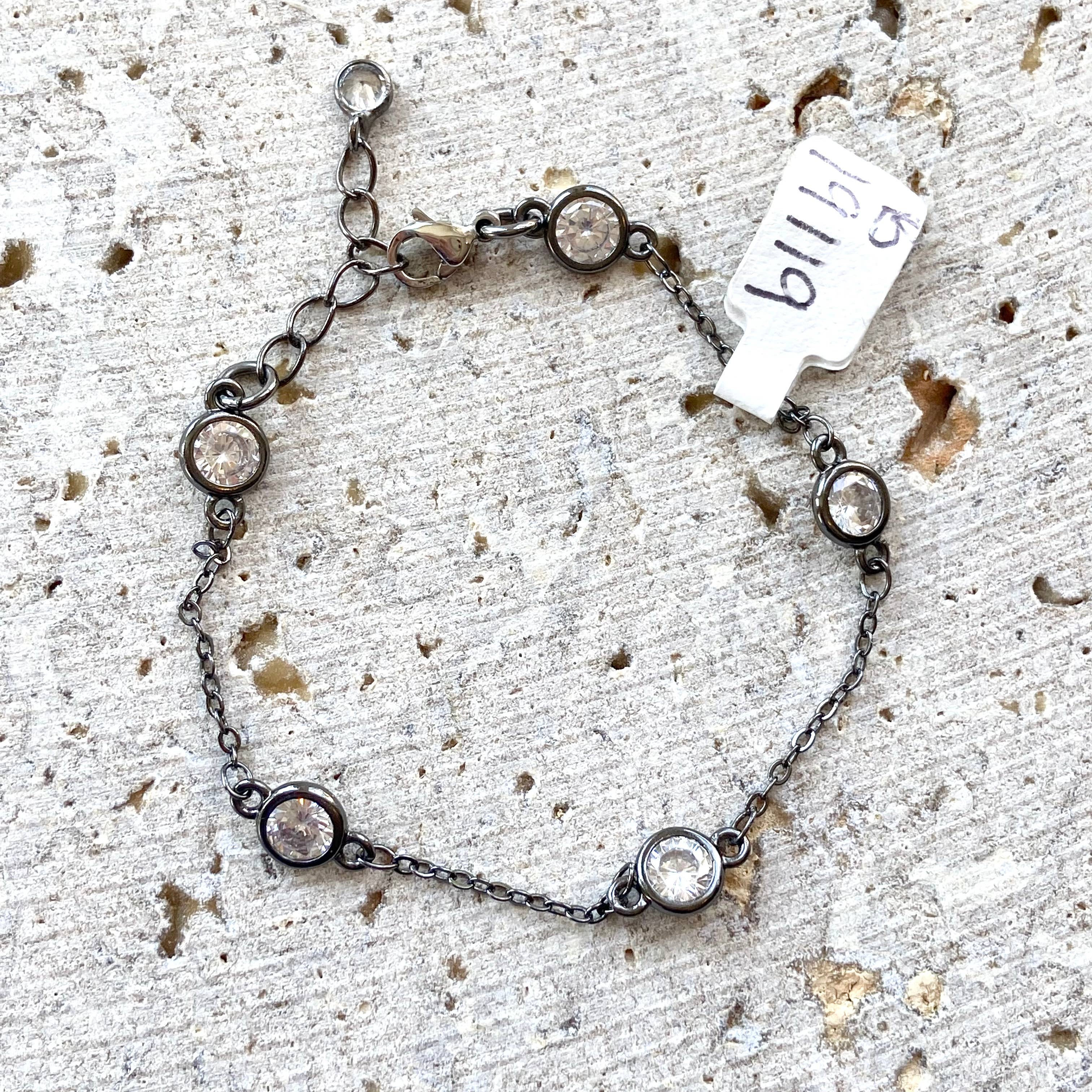 Crystal single bracelet boutique salon layer  simple Jewerly