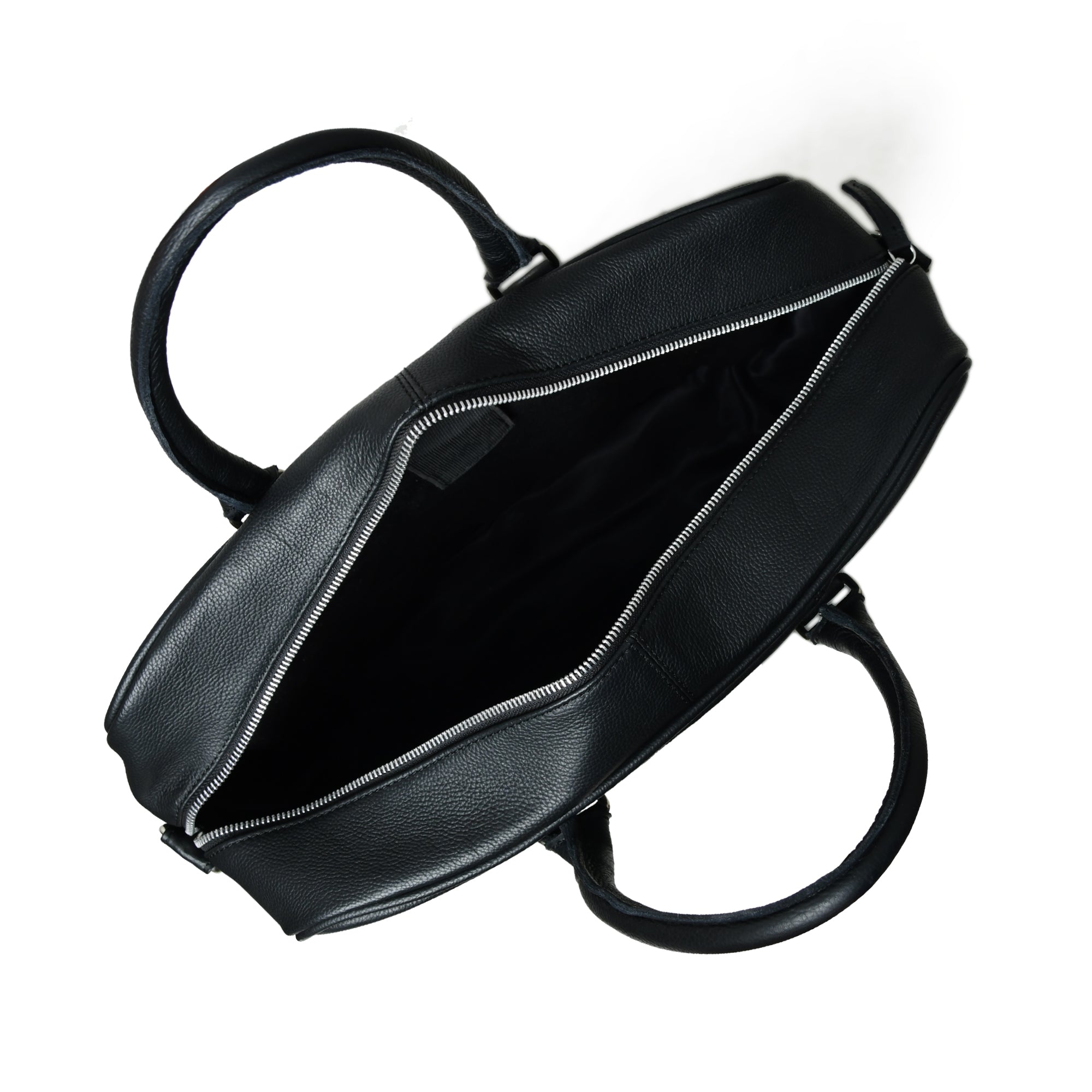 Texas Black Leather Briefcase — product image