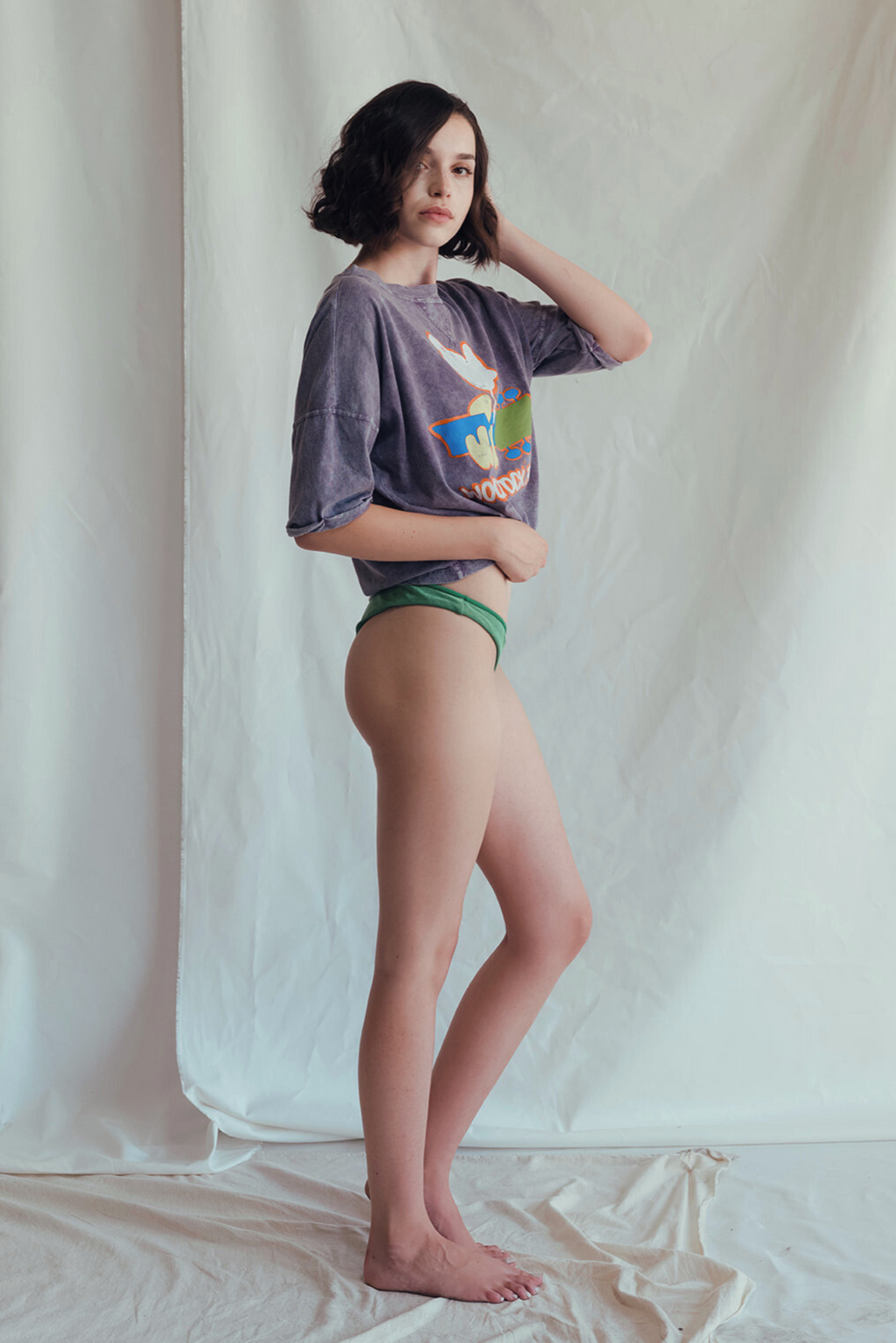 Woodstock NY 1969 Crop Tee — product image