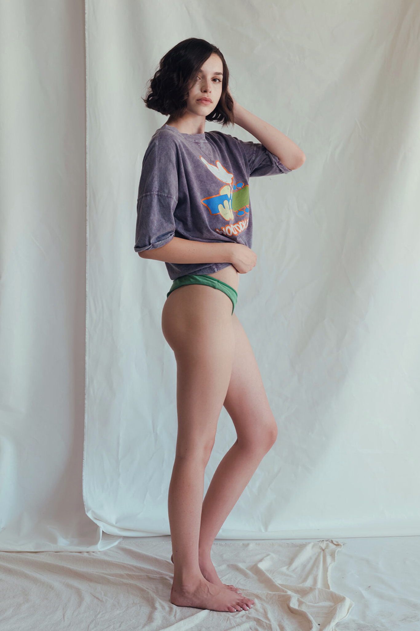 Woodstock NY 1969 Crop Tee — product image