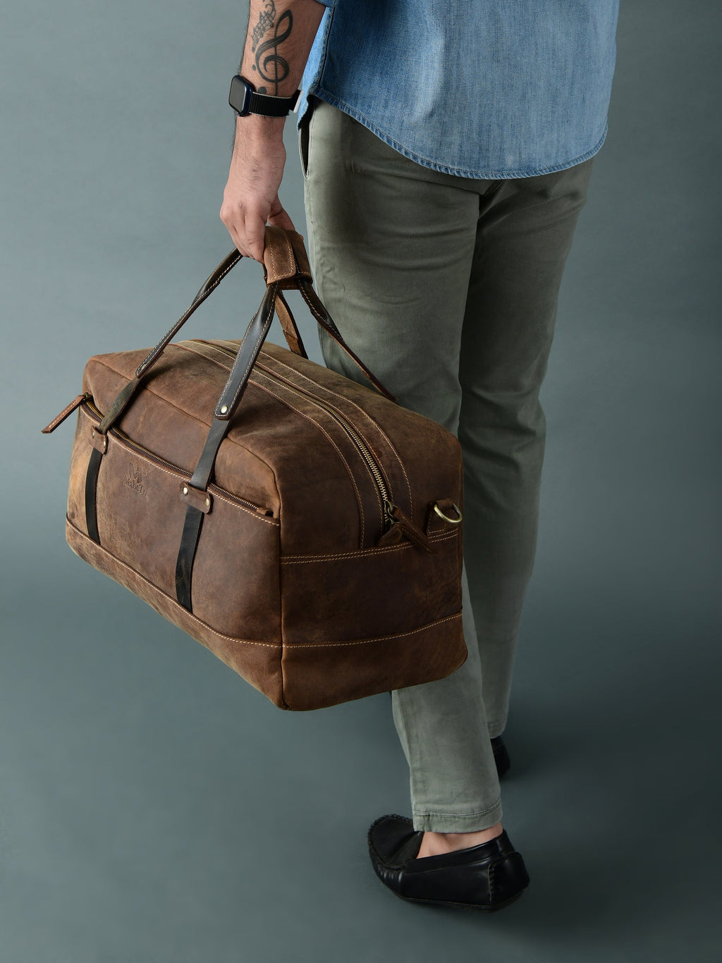 Espresso Elegance Carry on Duffle — product image