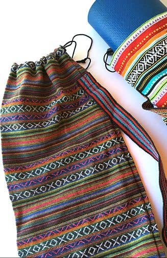 Cotton Gyari Yoga Bag