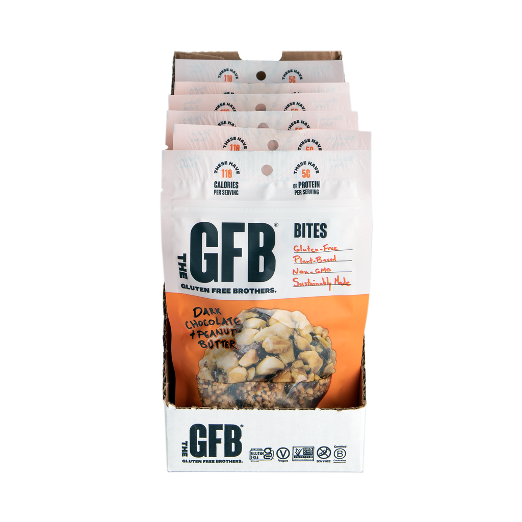 The GFB: Dark Chocolate Peanut Butter Protein Bites