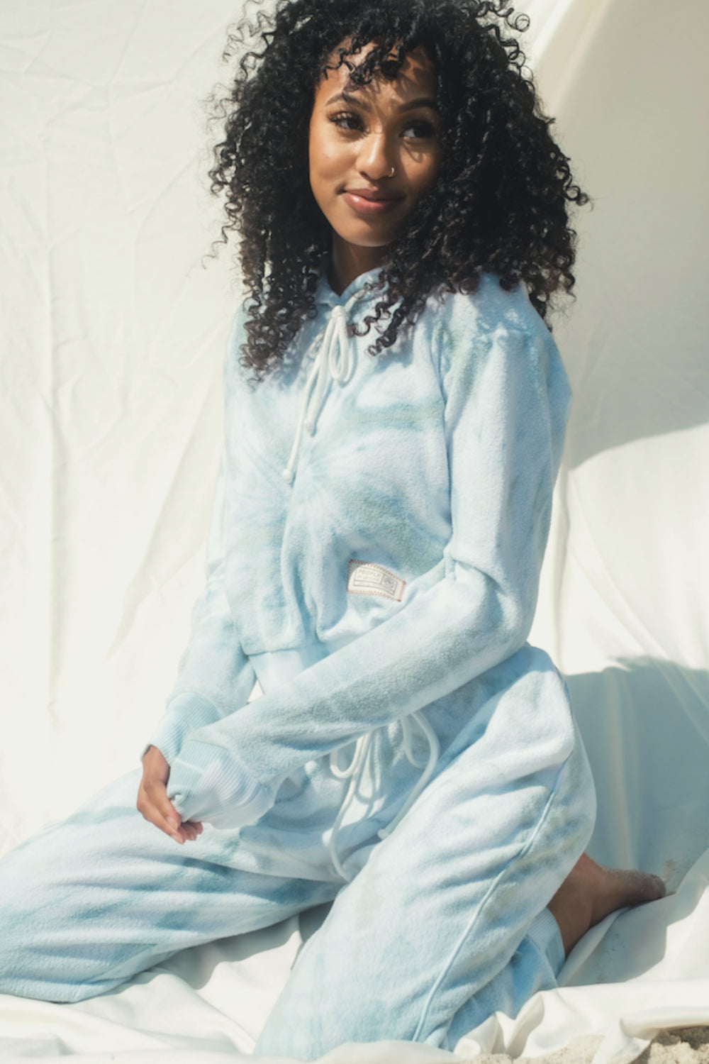 The Plush Hoodie Tie-Dye — product image