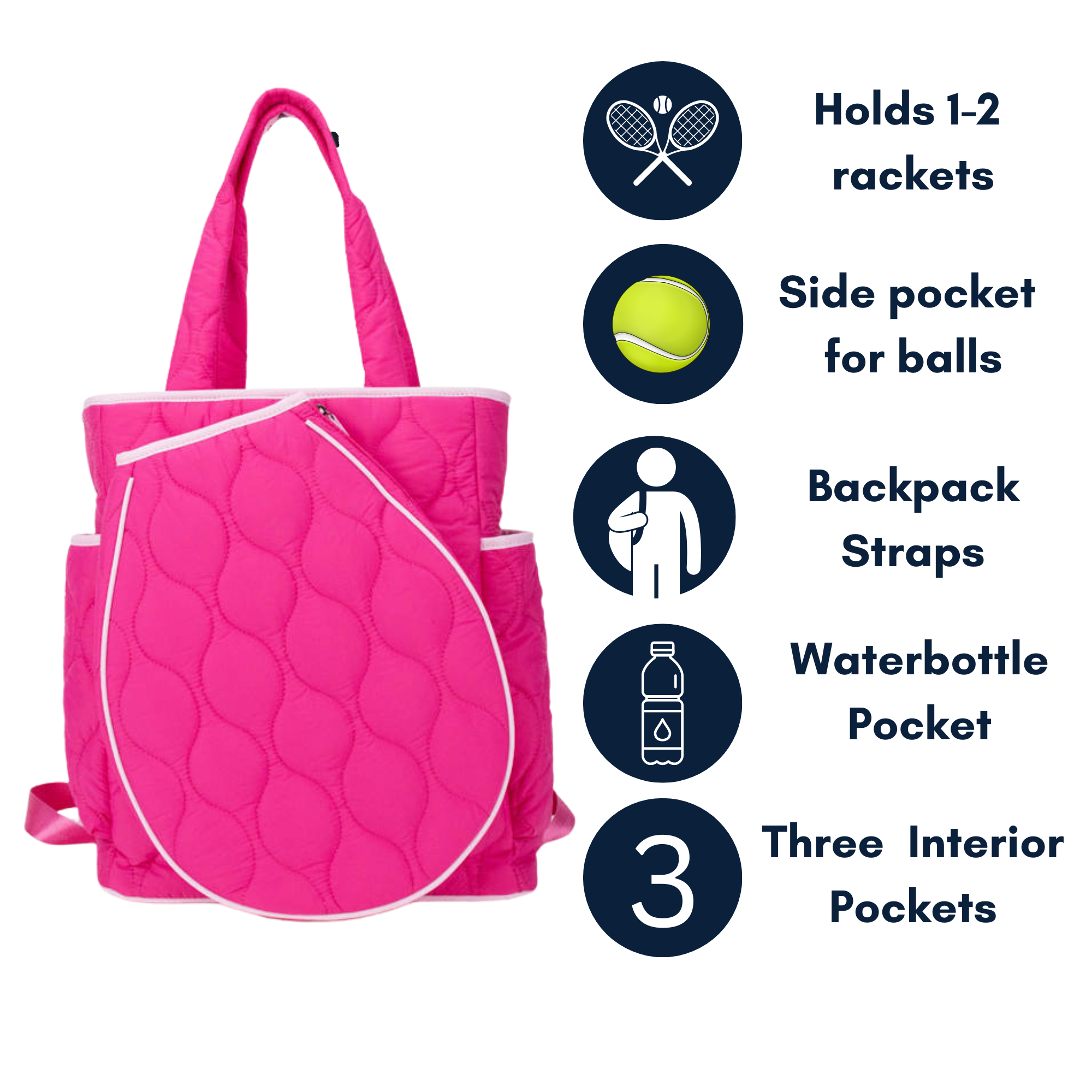 Park Ave Tennis Convertible Bag/Backpack — product image