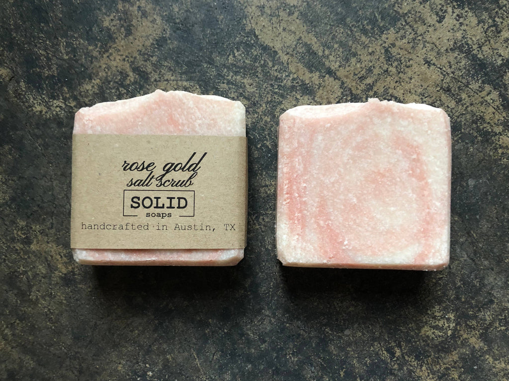 Radiant Rose Salt Scrub Soap