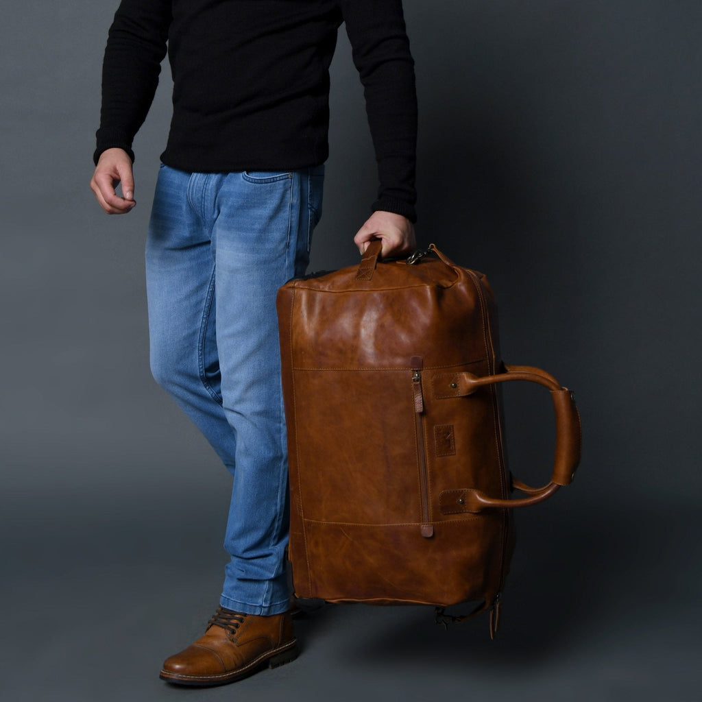 Harbor Leather Trolly Carry-On — product image