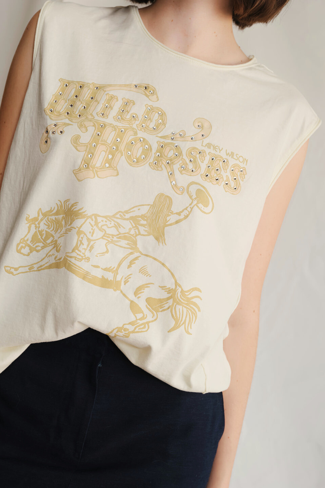 Lainey Wilson Wild Horses Sleeveless Top — product image