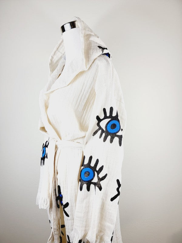 Muslin Kimono Robe, Soft and Cozy, Organic Cotton — product image