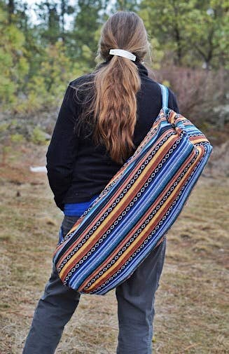 XL Cotton Yoga Bag
