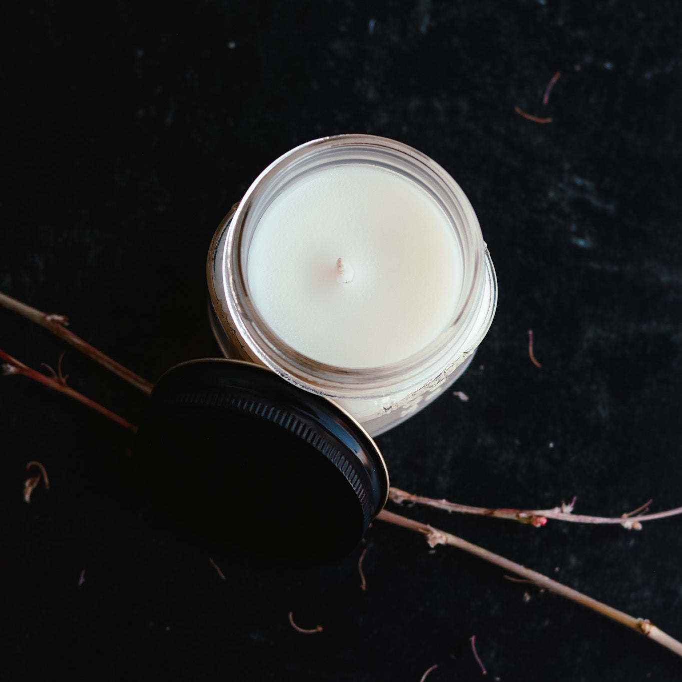 Christmas Farm Truck Mason Jar Candle — product image