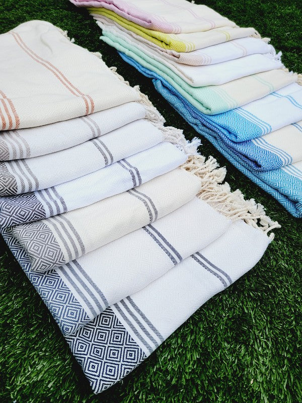 Bath / Beach Turkish Towels-Easy Carry Quick Dry T — product image