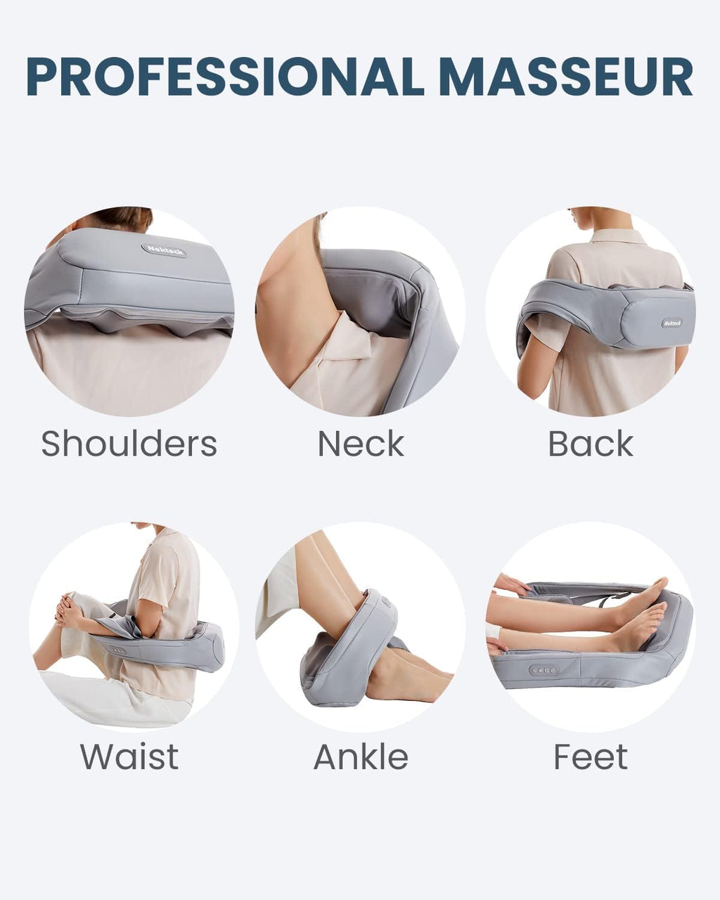 Nekteck Shiatsu Neck and Shoulder Massager — product image