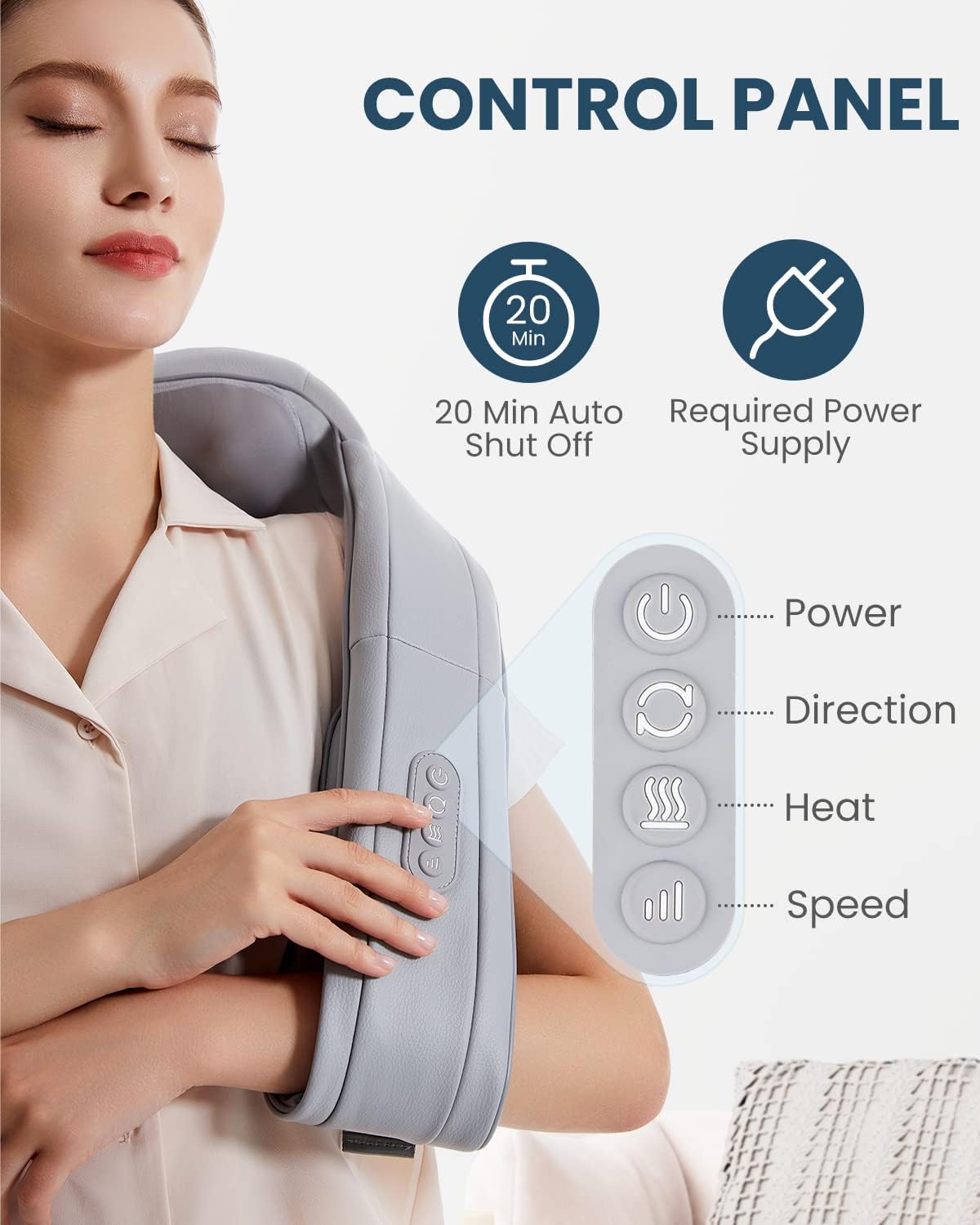 Nekteck Shiatsu Neck and Shoulder Massager — product image