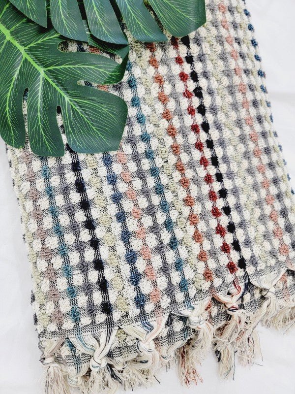 Bath Towels, Organic Turkish Cotton Pom Pom Towels — product image