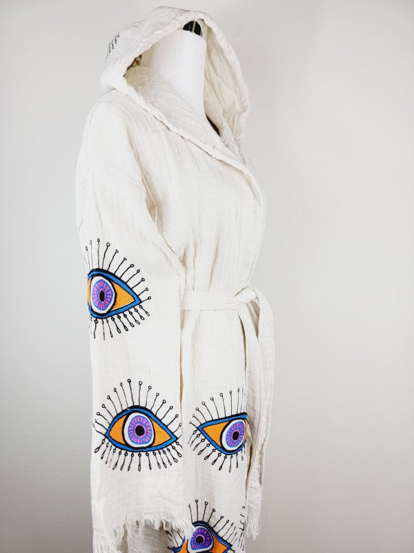 Muslin Kimono Robe, Soft and Cozy, Organic Cotton — product image