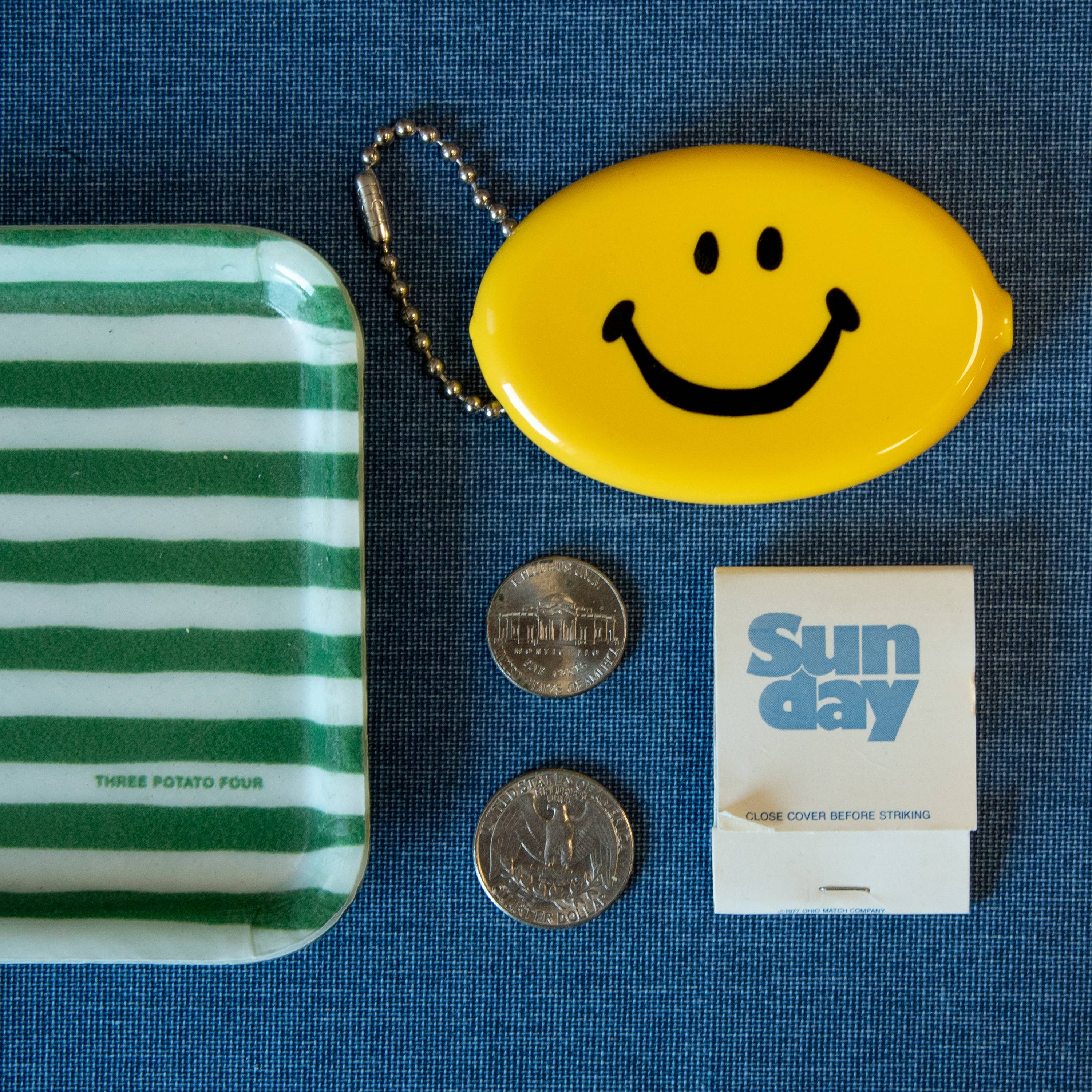 Coin Pouch - Happy Face Classic (Yellow) — product image