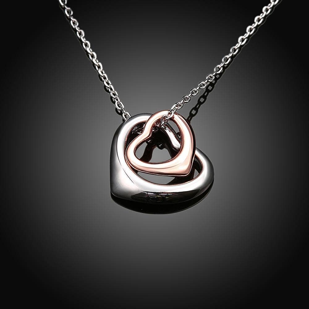 Duo Hearts Shaped in 14K Gold