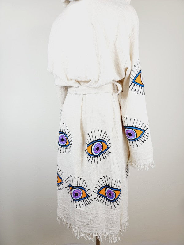 Muslin Kimono Robe, Soft and Cozy, Organic Cotton — product image