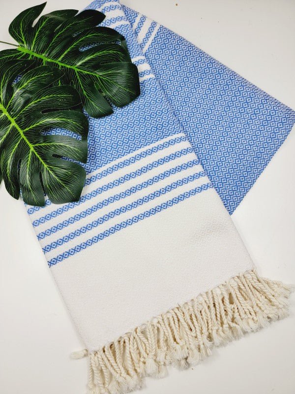 Turkish Towel - Easy Carry Quick Dry Throw - Navy — product image