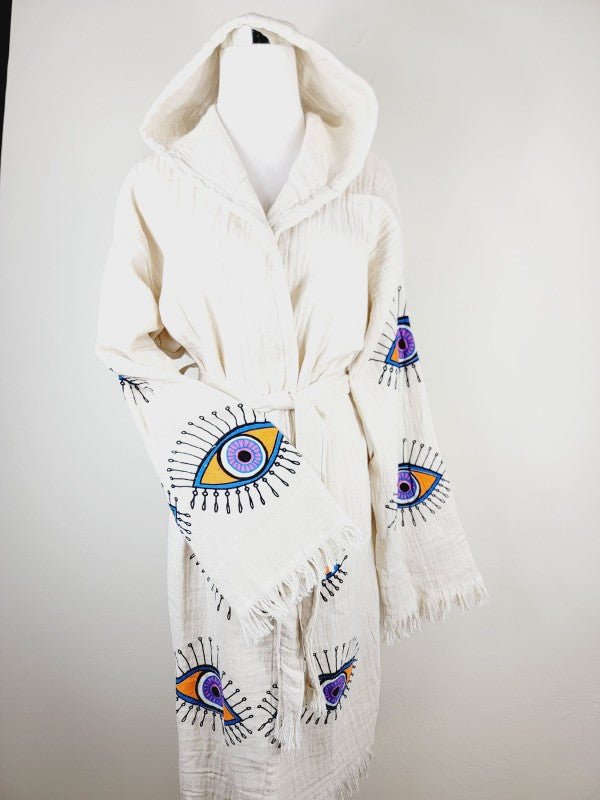 Muslin Kimono Robe, Soft and Cozy, Organic Cotton — product image
