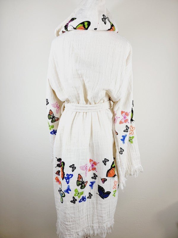 Soft and Cozy Muslin Kimono Robe, Organic Cotton M — product image