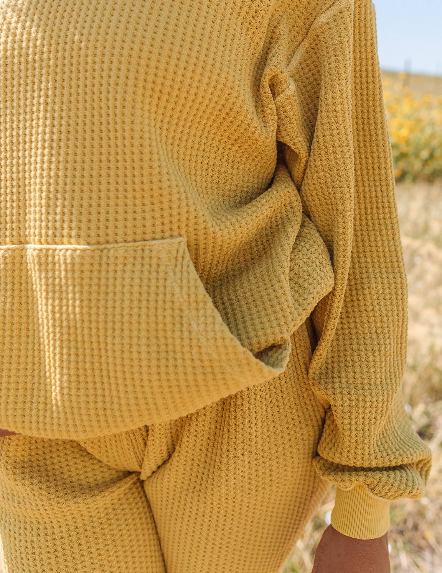 The Waffle Hoodie - Sunflower: Large — product image