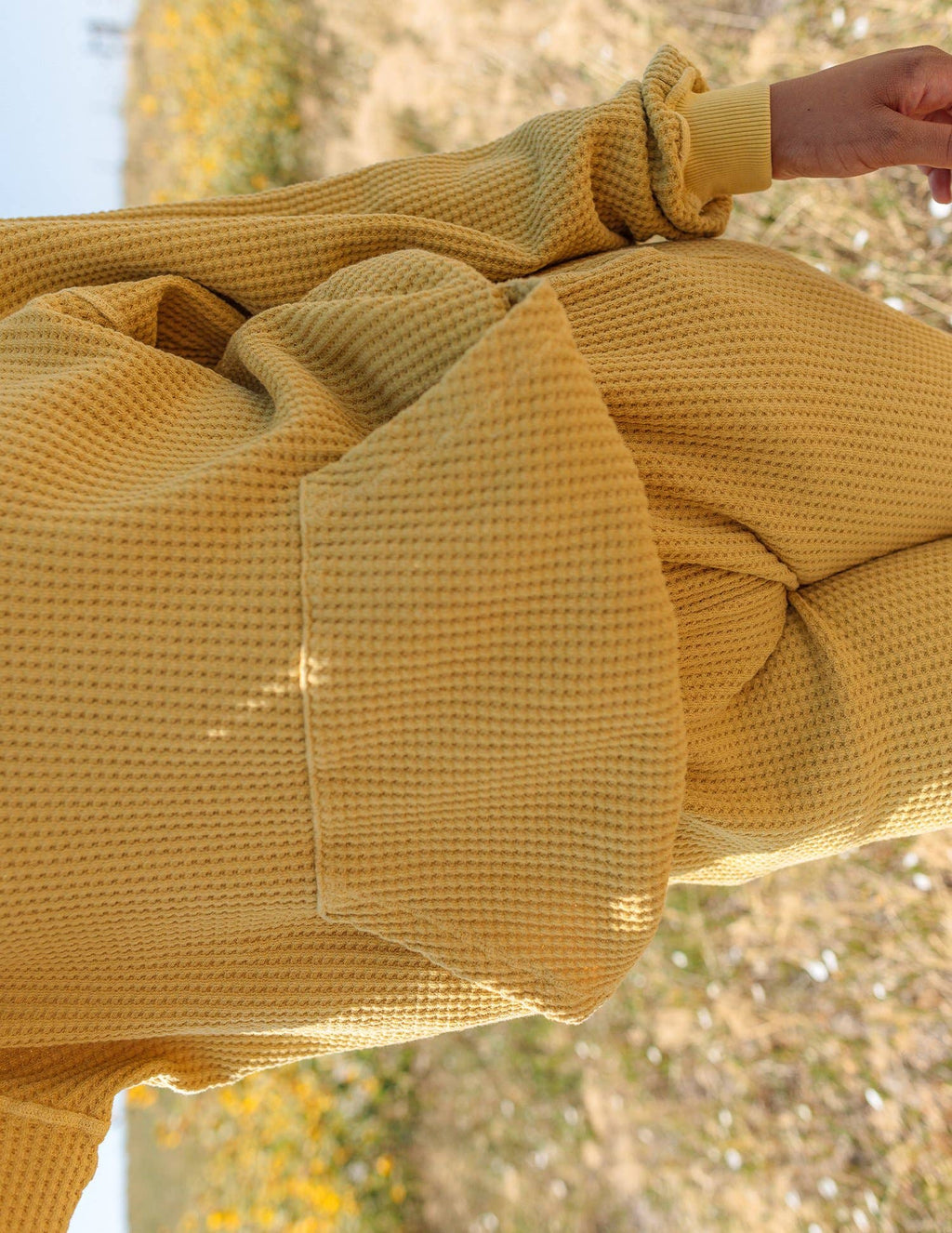 The Waffle Hoodie - Sunflower: Large — product image