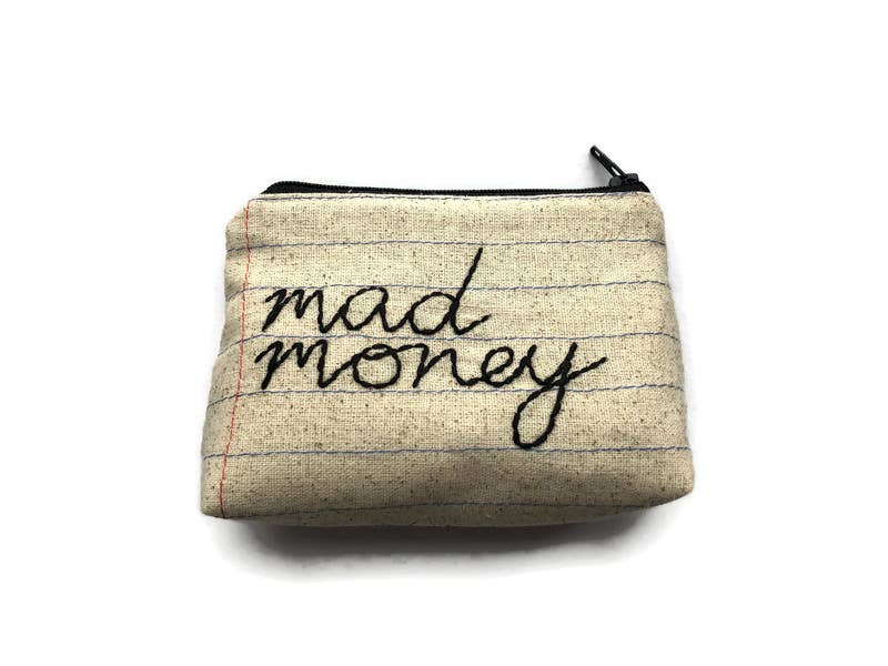 Money Bag Collection - Handmade Zipper Pouches