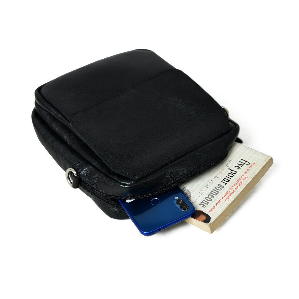Enzo Black Side Messenger — product image