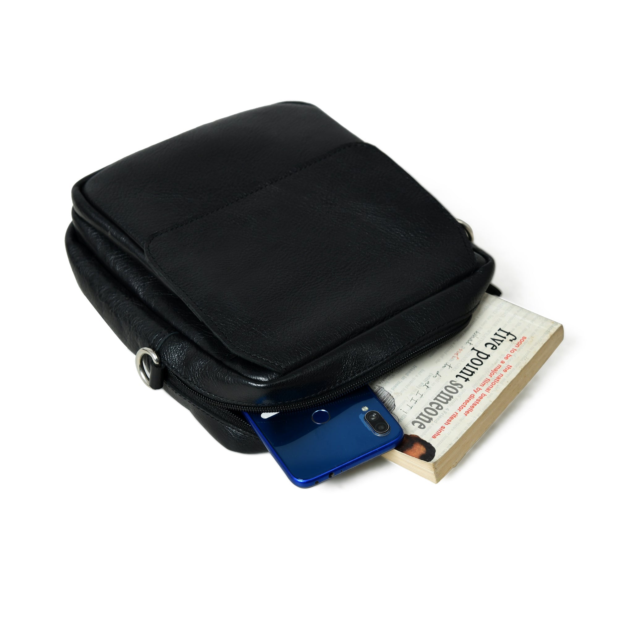 Enzo Black Side Messenger — product image